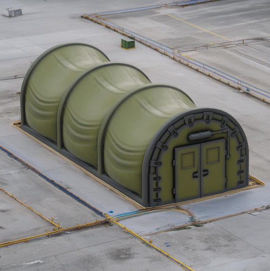 Research Tent for Wargaming | 28–32 mm Miniatures | Tabletop Sci-Fi Terrain | Field Research Shelter | Diorama Accessory | PLA Model