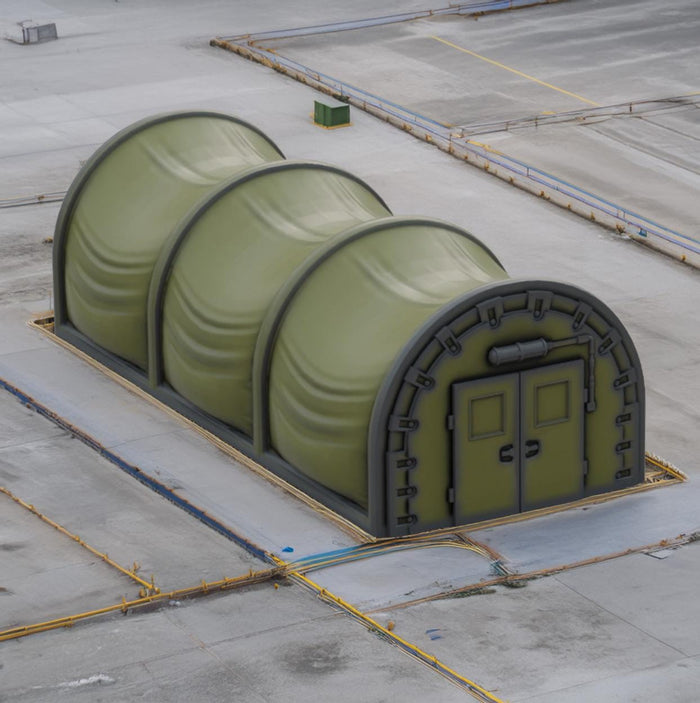 Research Tent for Wargaming | 28–32 mm Miniatures | Tabletop Sci-Fi Terrain | Field Research Shelter | Diorama Accessory | PLA Model