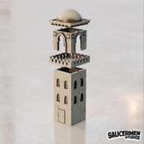 Middle Eastern Buildings Scaled for Wargaming | Modular Terrain Set with Arched Doorways & Rooftop Terraces for Tabletop Gaming
