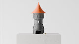 Medieval Dice Tower: Gothic Stonework, Removable Roof, RPG Gaming