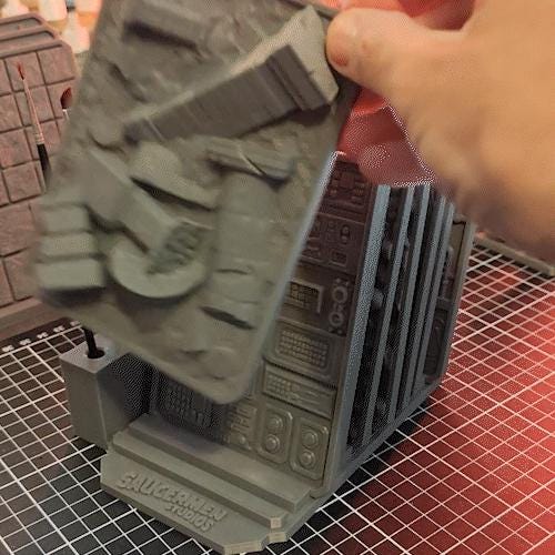 Texture & Practice Palette Holding Racks with Brush Holder