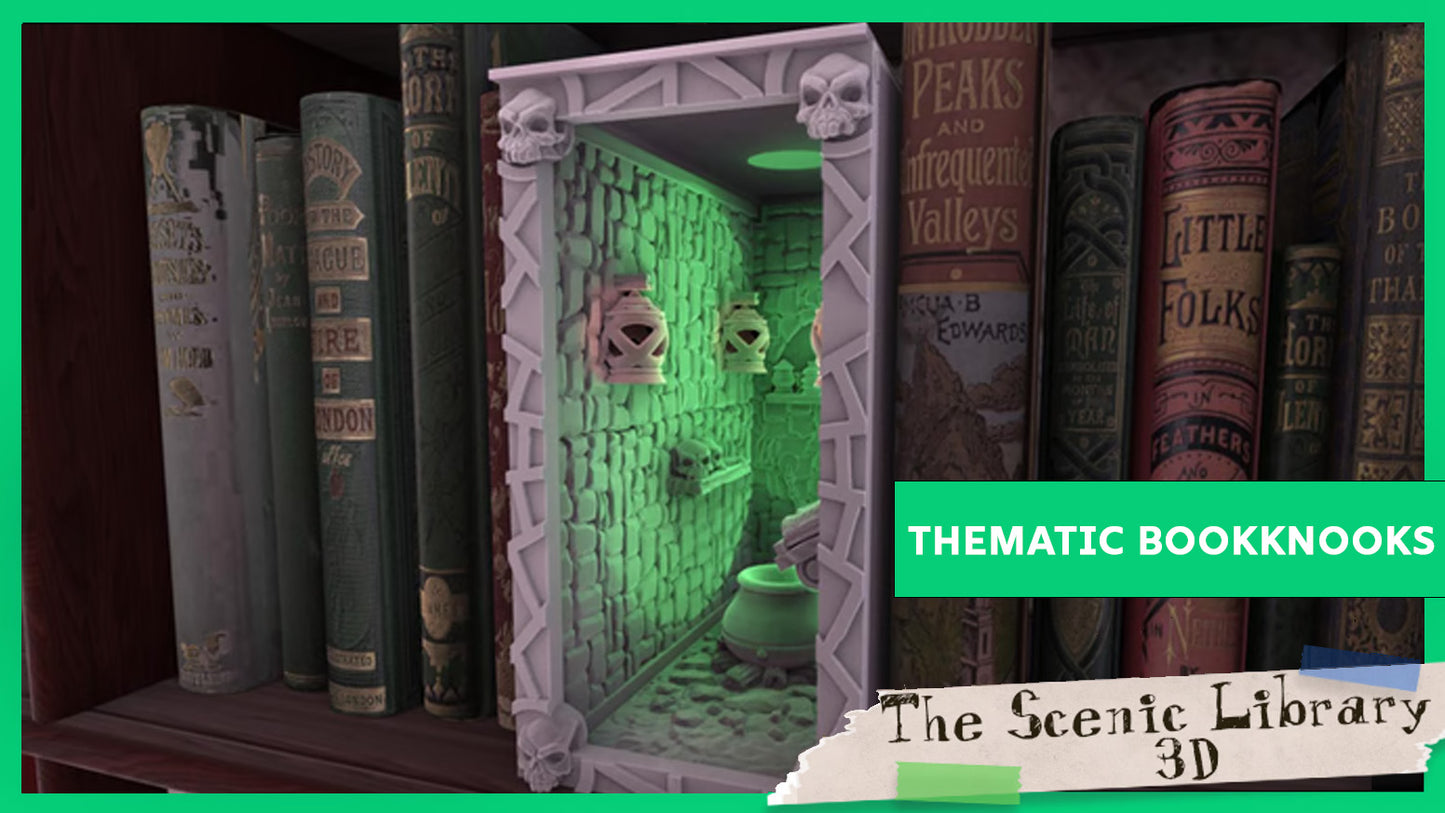 The Scenic Library 3D - Thematic Bookknooks