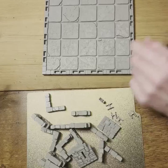 Enhance Your Hero Quest Experience with a 3D Modular Fantasy Game Board