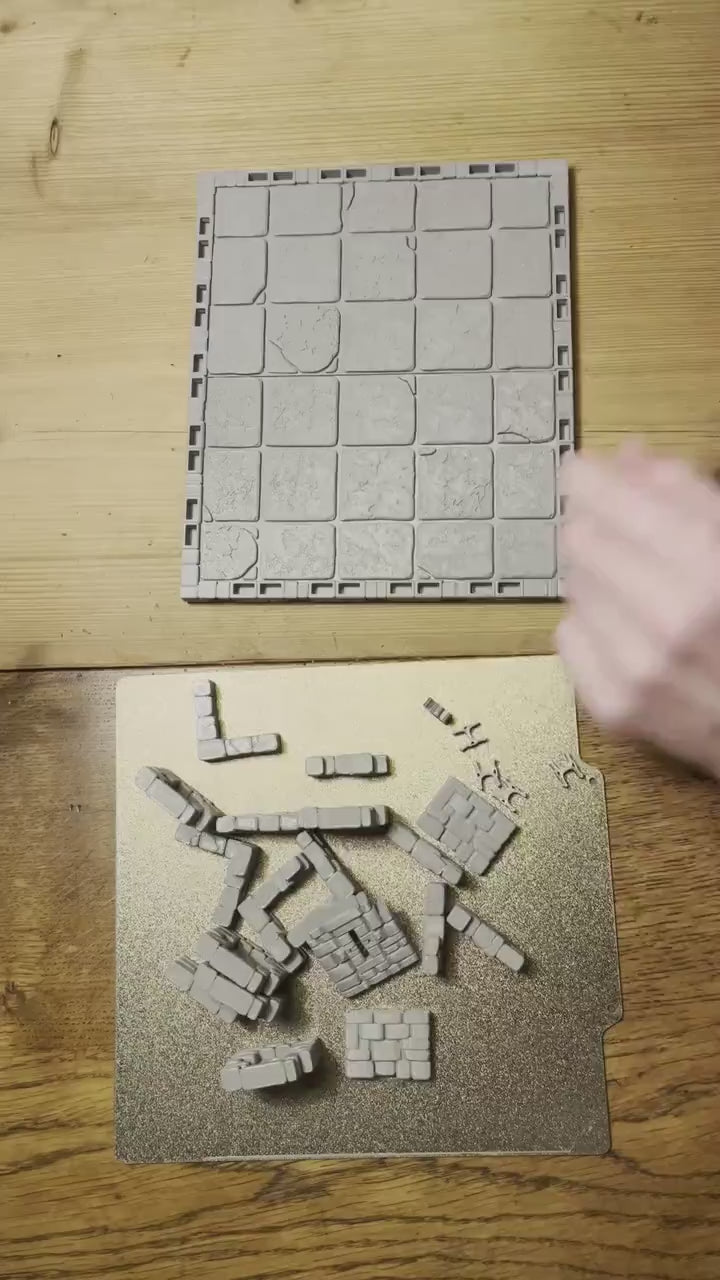 Enhance Your Hero Quest Experience with a 3D Modular Fantasy Game Board