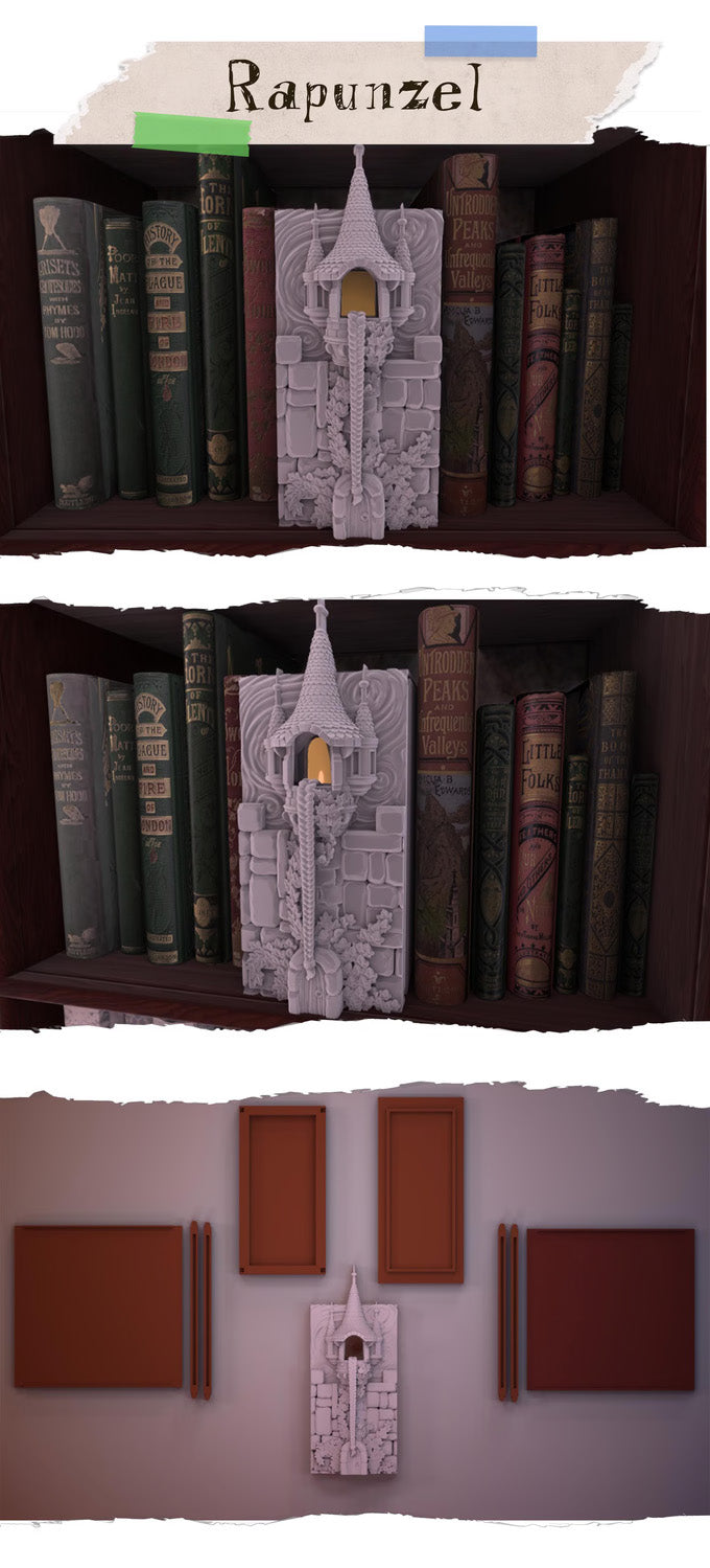 The Scenic Library 3D - Thematic Bookknooks