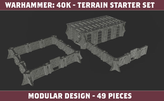 Warhammer 40K - Terrain Starter Set | Gothic Theme