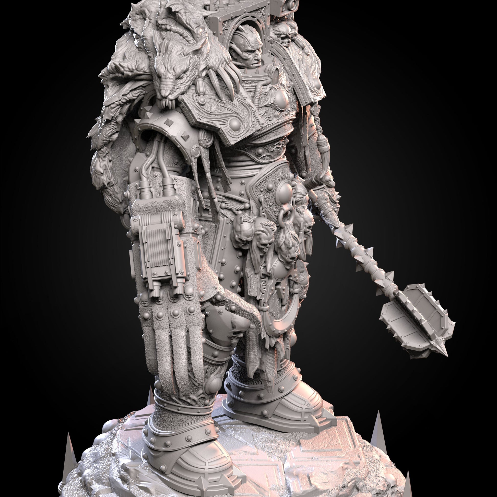 Horus Lupercal - 8K 3D Printing - For Wargaming, Tabletop, RPG