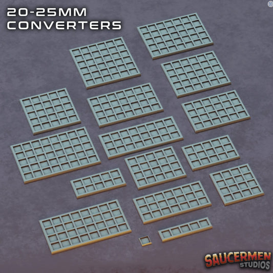 Movement Tray 20-25mm Square Base Converter