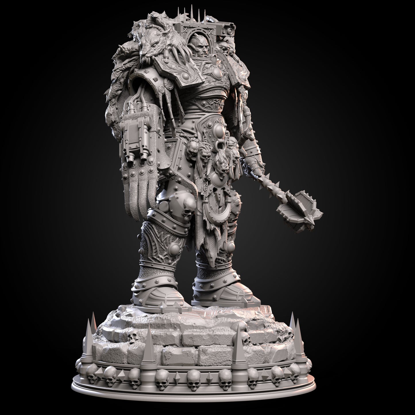 Horus Lupercal - 8K 3D Printing - For Wargaming, Tabletop, RPG